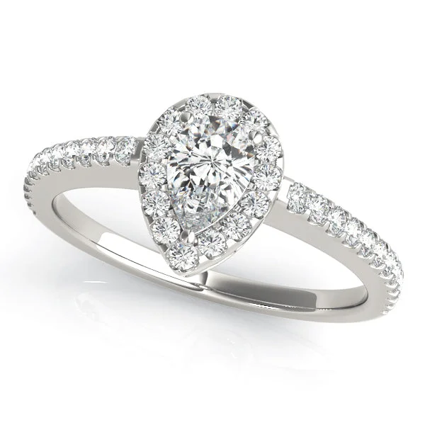 Exclusive Jewelry Sale – Limited-Time Discounts Pear Shaped Diamond Halo and Single Row Mounting Exclusive Jewelry Sale – Limited-Time Discounts Pear Shaped Diamond Halo and Single Row Mounting