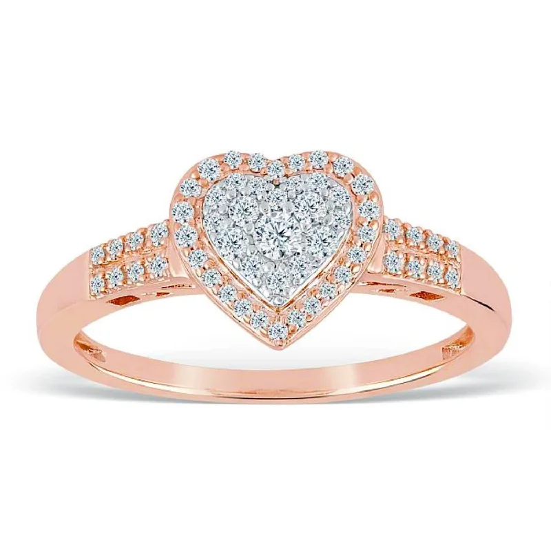 Unique Jewelry Designs Now At Discounted Rates Red Hot Deal 1/4 CTW Diamond Heart Ring in 10KT Rose Gold Unique Jewelry Designs Now At Discounted Rates Red Hot Deal 1/4 CTW Diamond Heart Ring in 10KT Rose Gold