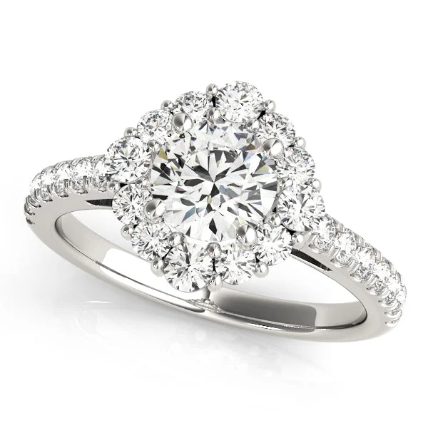Luxury Meets Affordability – Jewelry Sale Now Live Round Diamond Halo and Diamond Shank Engagement Mounting Luxury Meets Affordability – Jewelry Sale Now Live Round Diamond Halo and Diamond Shank Engagement Mounting