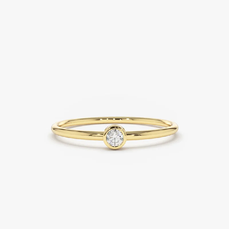 Buy More, Save More On Stunning Jewelry Pieces 14K Gold Round Solitaire Diamond Ring Buy More, Save More On Stunning Jewelry Pieces 14K Gold Round Solitaire Diamond Ring