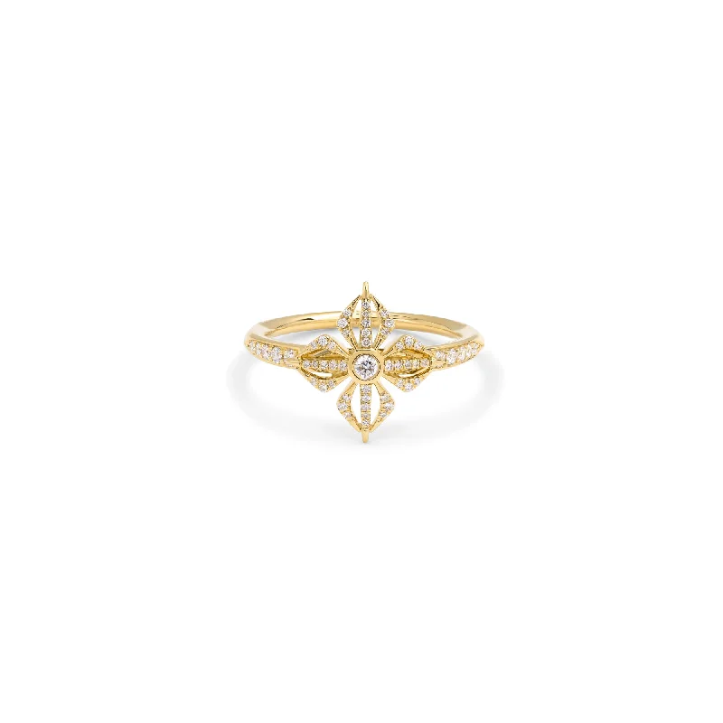 Personalized Jewelry Sale – Unique Pieces At Great Prices Star of Shamballa Pavé 18K Gold Ring w. Diamonds Personalized Jewelry Sale – Unique Pieces At Great Prices Star of Shamballa Pavé 18K Gold Ring w. Diamonds