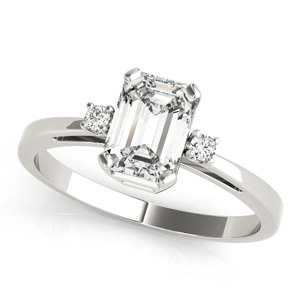 Limited Stock On Premium Jewelry At Low Prices Single Diamond Accented Emerald Cut Mounting Limited Stock On Premium Jewelry At Low Prices Single Diamond Accented Emerald Cut Mounting