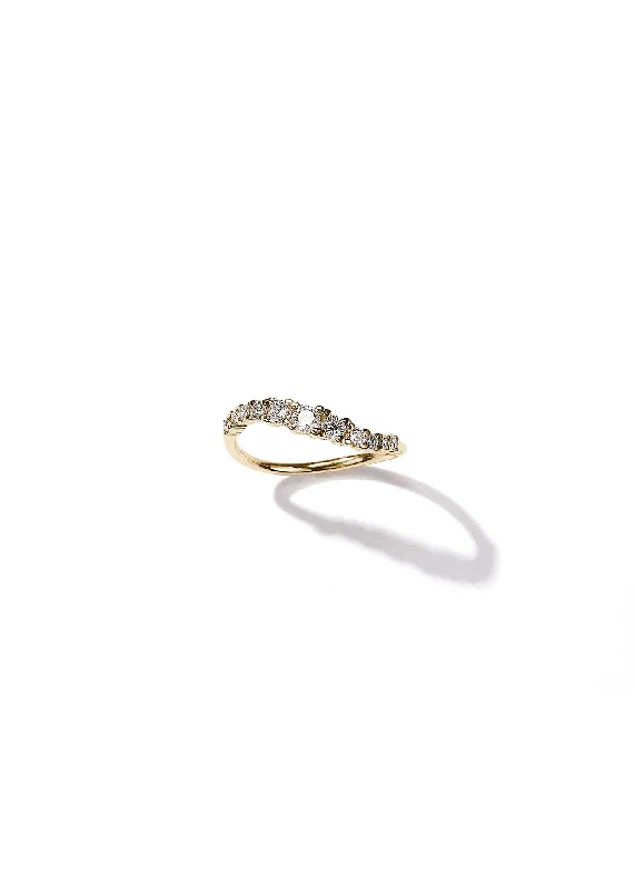 Once-A-Year Jewelry Sale – Grab Your Favorites Now Elysia Serenade 14k Gold Ring w. Diamonds