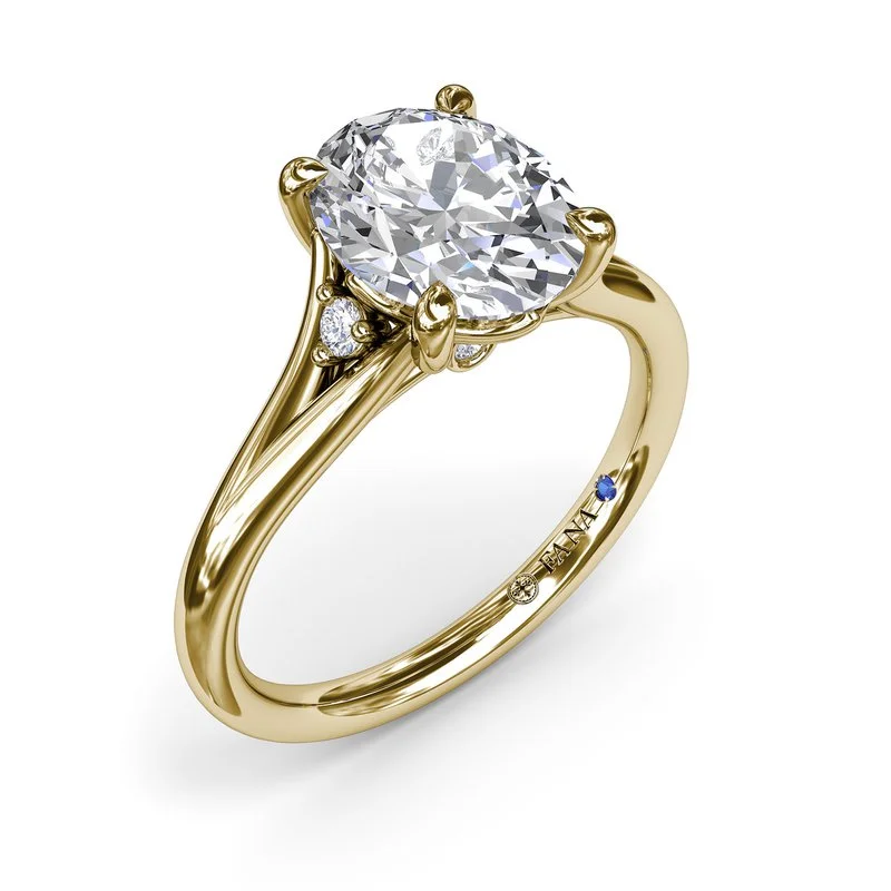 Trendy Minimalist Jewelry For Everyday Wear Split Shank Engagement Ring