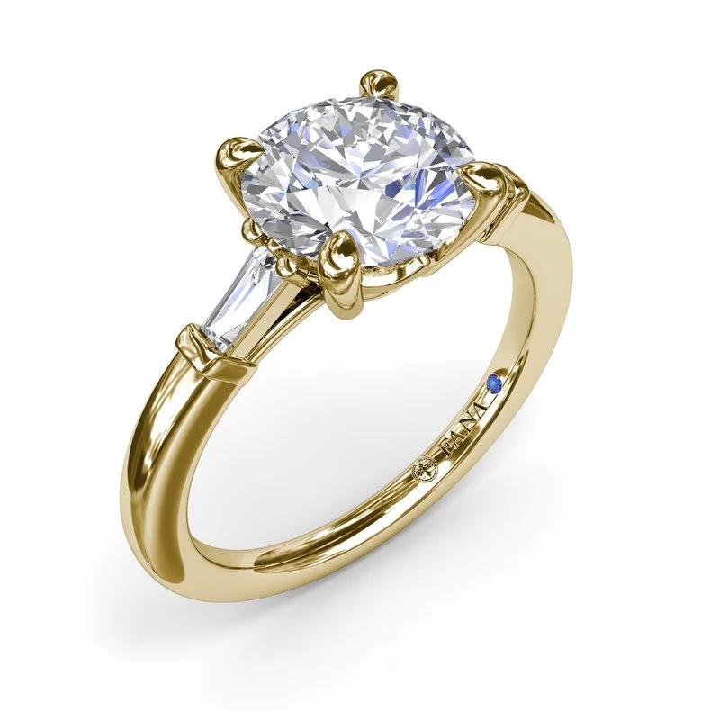 Exclusive Jewelry Sale – Shine For Less Tapered Baguette Diamond Engagement Ring