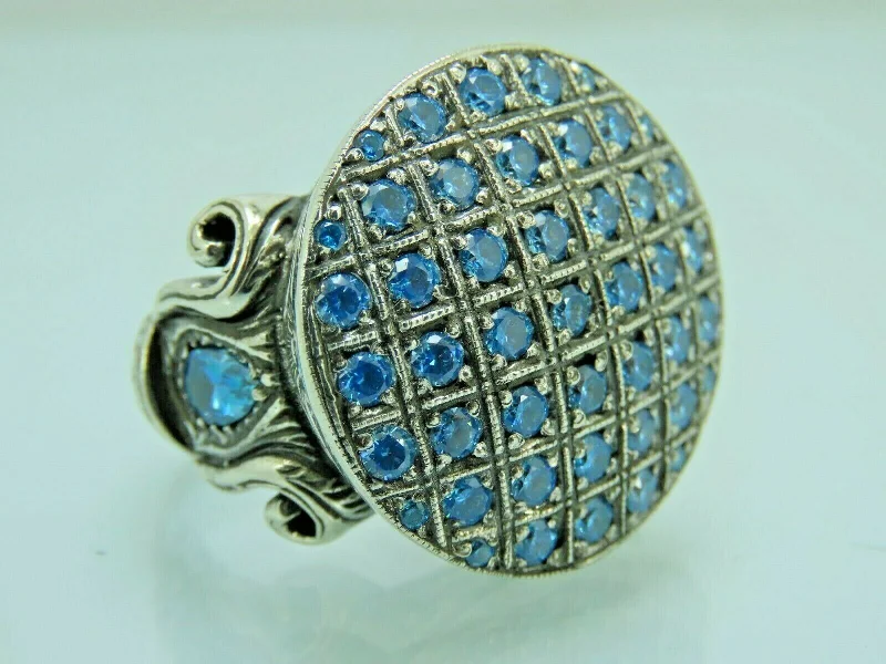 Fashion-Forward Jewelry At Incredible Prices Turkish Handmade Jewelry 925 Sterling Silver Aquamarine Stone Mens Rings