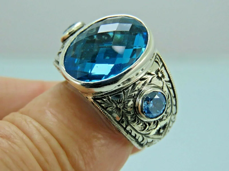 Stunning Jewelry At A Fraction Of The Price Turkish Handmade Jewelry 925 Sterling Silver Aquamarine Stone Mens Rings Stunning Jewelry At A Fraction Of The Price Turkish Handmade Jewelry 925 Sterling Silver Aquamarine Stone Mens Rings