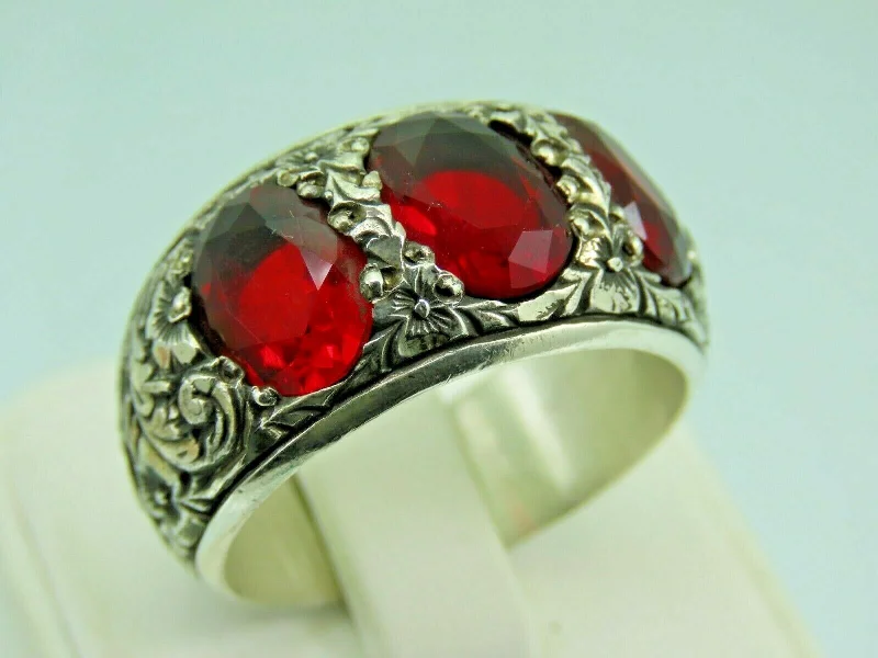 Elegant Jewelry Styles At Budget-Friendly Prices Turkish Handmade Jewelry 925 Sterling Silver Garnet Stone Mens Rings Elegant Jewelry Styles At Budget-Friendly Prices Turkish Handmade Jewelry 925 Sterling Silver Garnet Stone Mens Rings