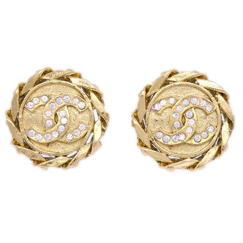 Handcrafted Jewelry Sale – Unique Designs At Low Prices CHANEL 1988 Crystal & Gold CC Earrings 23 Handcrafted Jewelry Sale – Unique Designs At Low Prices CHANEL 1988 Crystal & Gold CC Earrings 23