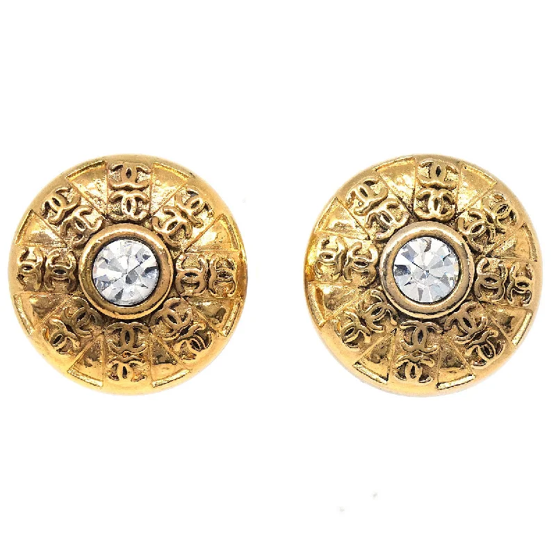 Grab Your Favorite Jewelry At The Lowest Prices Chanel 1988 Crystal & Gold Earrings Clip-On 23 Grab Your Favorite Jewelry At The Lowest Prices Chanel 1988 Crystal & Gold Earrings Clip-On 23
