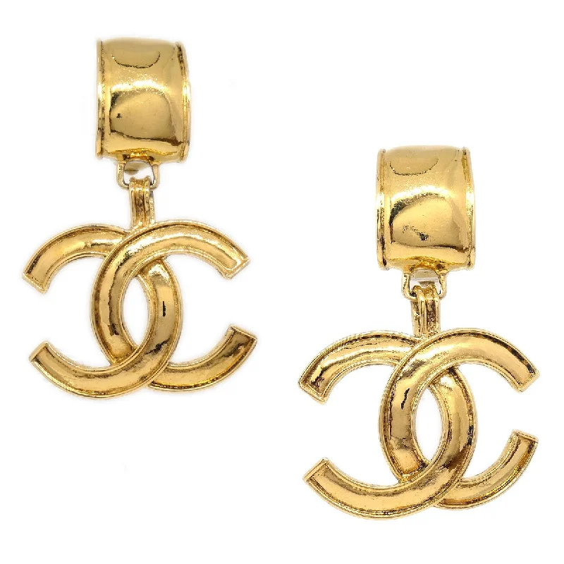 Limited-Time Offer On Elegant Jewelry Pieces CHANEL 1994 CC Dangle Earrings Small