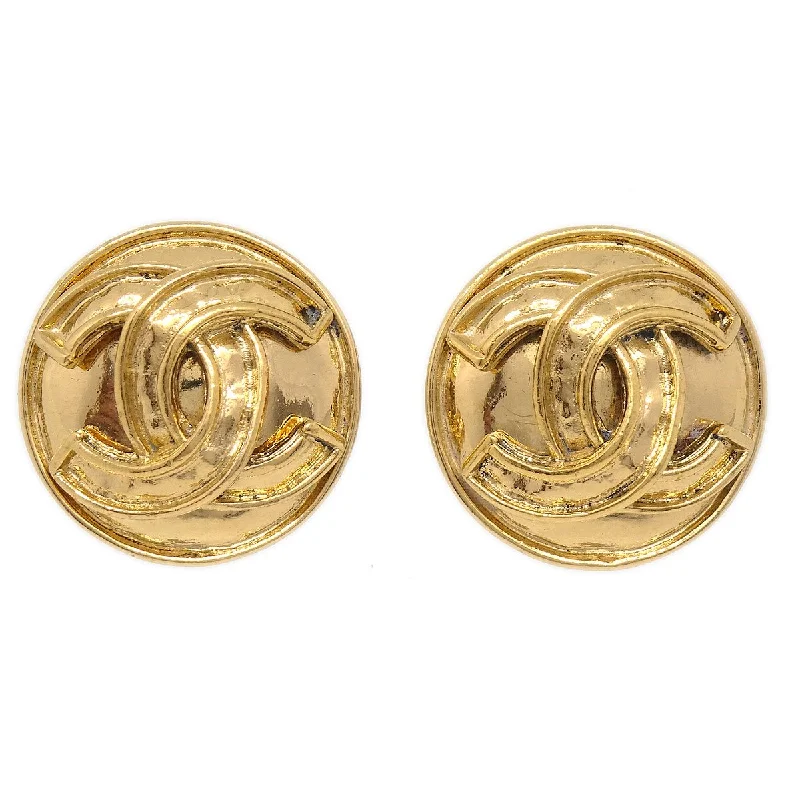 Grab Your Favorite Jewelry At The Lowest Prices CHANEL 1994 Round Earrings Small