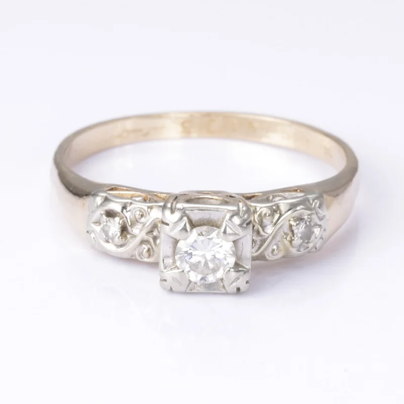 Exclusive Jewelry Sale – Sparkle For Less 14k White and Yellow Gold Diamond Ring | 0.18ctw | Size 6.75 Exclusive Jewelry Sale – Sparkle For Less 14k White and Yellow Gold Diamond Ring | 0.18ctw | Size 6.75