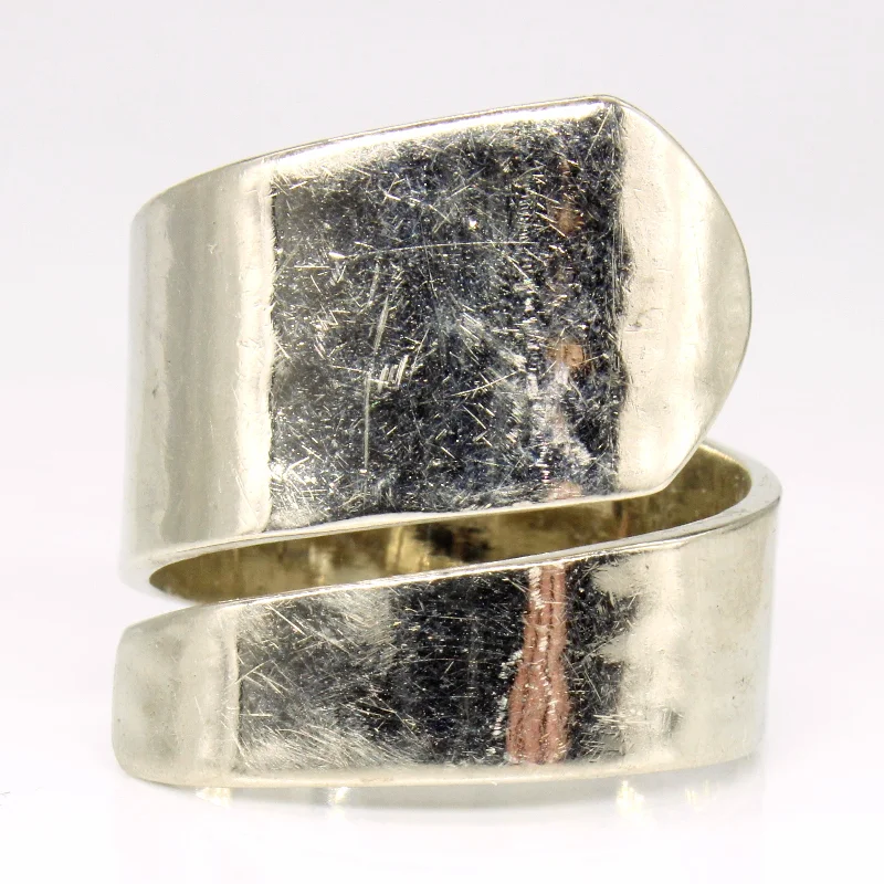 Best-Selling Jewelry Styles Now At Exclusive Discounts 14k White Gold Contour Ring | SZ 9.25 |