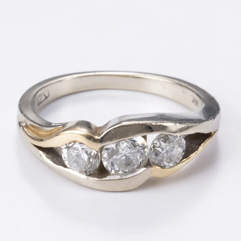 Romantic Heart-Shaped Jewelry For Special Gifts 14k White Gold Diamond Ring | 0.40ctw | Sz 5.25 Romantic Heart-Shaped Jewelry For Special Gifts 14k White Gold Diamond Ring | 0.40ctw | Sz 5.25