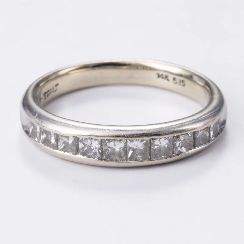 High-Quality Gemstone Jewelry For Special Occasions 14k White Gold Diamond Ring | 0.50ctw | Sz 5.25 High-Quality Gemstone Jewelry For Special Occasions 14k White Gold Diamond Ring | 0.50ctw | Sz 5.25