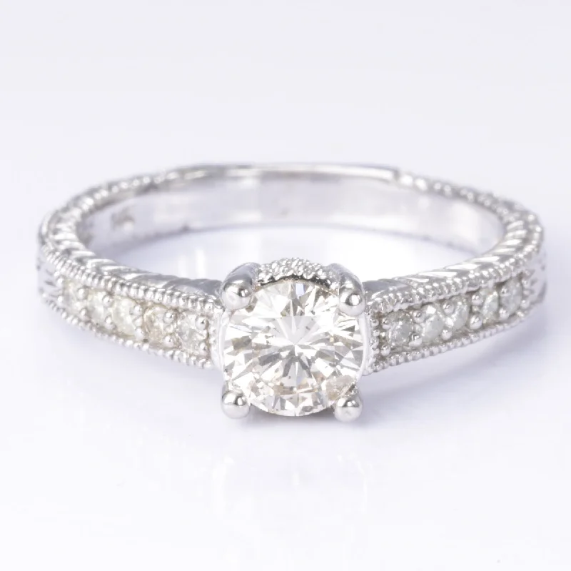 Seasonal Jewelry Deals – Elevate Your Style 14k White Gold Diamond Ring | 0.68ctw | Size 6.5 Seasonal Jewelry Deals – Elevate Your Style 14k White Gold Diamond Ring | 0.68ctw | Size 6.5