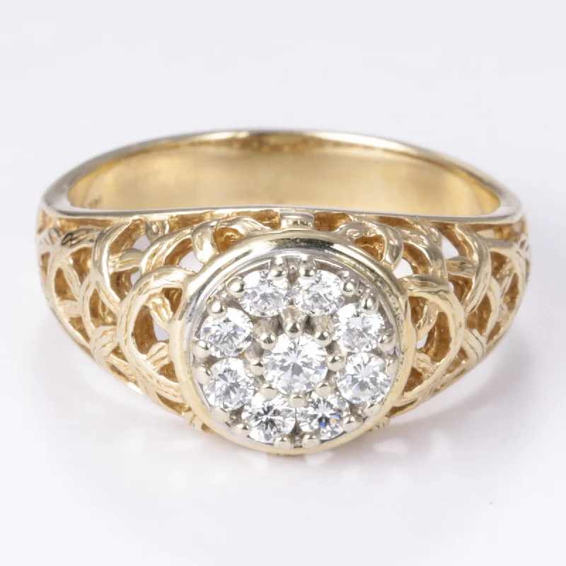 Bestselling Jewelry Now On Sale – Elevate Your Look 14k Yellow and White Gold Diamond Ring | 0.60ctw | Size 9.75 Bestselling Jewelry Now On Sale – Elevate Your Look 14k Yellow and White Gold Diamond Ring | 0.60ctw | Size 9.75