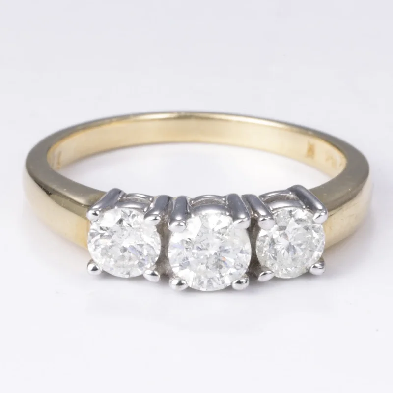 Buy More, Save More On Stunning Jewelry Designs 14k Three Stone Diamond Ring | 1.00ctw | Size 7 Buy More, Save More On Stunning Jewelry Designs 14k Three Stone Diamond Ring | 1.00ctw | Size 7