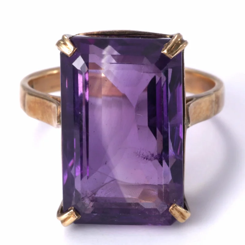 Exclusive Jewelry Offers – Sparkle For Less 14k Yellow Gold Amethyst Ring | 12.93ct | SZ 5.75 Exclusive Jewelry Offers – Sparkle For Less 14k Yellow Gold Amethyst Ring | 12.93ct | SZ 5.75
