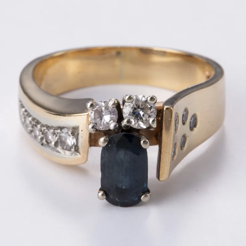 Unlock Unbeatable Jewelry Deals Before They’Re Gone 14k Yellow Gold Diamond and Sapphire Ring | 0.35ctw, 0.08ct | Sz 6.75 Unlock Unbeatable Jewelry Deals Before They’Re Gone 14k Yellow Gold Diamond and Sapphire Ring | 0.35ctw, 0.08ct | Sz 6.75