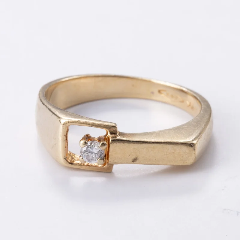 Premium Jewelry, Premium Discounts – Act Fast 14k Yellow Gold Diamond Ring | 0.05ct | Sz 4 Premium Jewelry, Premium Discounts – Act Fast 14k Yellow Gold Diamond Ring | 0.05ct | Sz 4