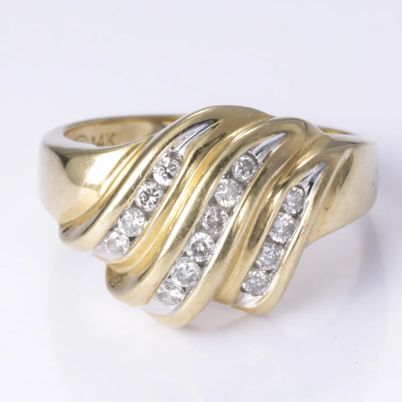 Modern Jewelry At Exclusive Discounts – Shop Today 14k Yellow Gold Diamond Ring | 0.28ctw | SZ 6 Modern Jewelry At Exclusive Discounts – Shop Today 14k Yellow Gold Diamond Ring | 0.28ctw | SZ 6