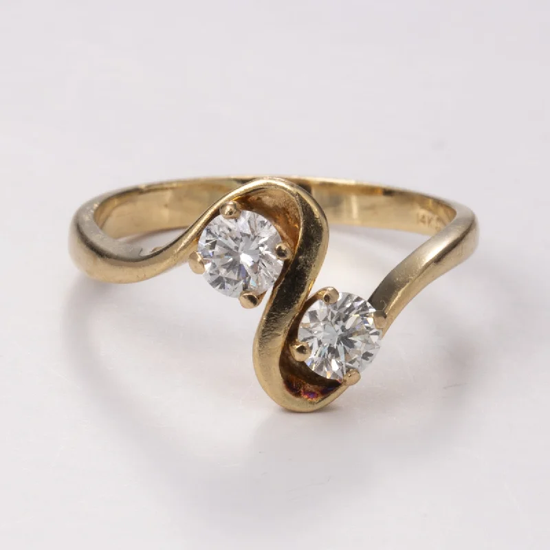 Jewelry Clearance Event – Last Chance For Stunning Deals 14k Yellow Gold Diamond Ring | 0.48 ctw | Sz 7.25