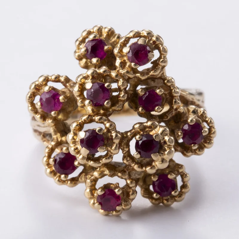 Premium Diamond Jewelry At Once-In-A-Lifetime Discounts 14k Yellow Gold Ruby Ring | 0.88ctw | Sz 6 Premium Diamond Jewelry At Once-In-A-Lifetime Discounts 14k Yellow Gold Ruby Ring | 0.88ctw | Sz 6