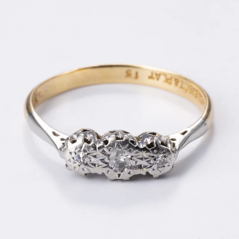 Personalized Engraved Jewelry For Meaningful Gifts 18k Platinum Diamond Ring | 0.08ctw | Sz 6.25 Personalized Engraved Jewelry For Meaningful Gifts 18k Platinum Diamond Ring | 0.08ctw | Sz 6.25