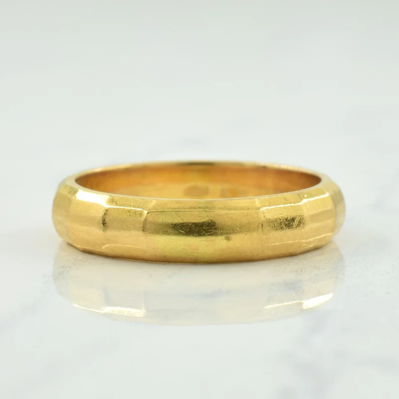 Gorgeous Jewelry, Limited-Time Savings 18k Yellow Gold Band | SZ 7.5 |