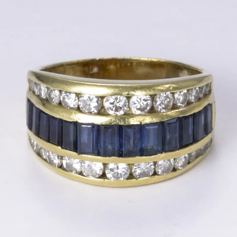 Gorgeous Jewelry, Limited-Time Savings 18k Yellow Gold Blue Sapphire and Diamond Ring | 2.04ctw, 1.17ctw | SZ 8.25 Gorgeous Jewelry, Limited-Time Savings 18k Yellow Gold Blue Sapphire and Diamond Ring | 2.04ctw, 1.17ctw | SZ 8.25