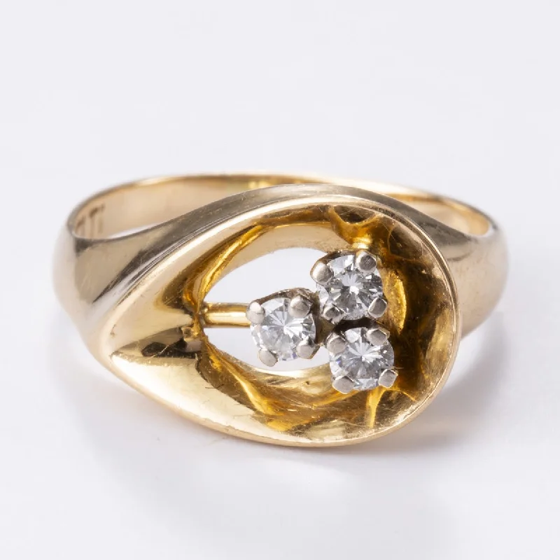 Shine Without Limits – Jewelry Sale Happening Now 'Cavelti' 18k Yellow Gold Diamond Ring | 0.14ctw | Sz 3.5 Shine Without Limits – Jewelry Sale Happening Now 'Cavelti' 18k Yellow Gold Diamond Ring | 0.14ctw | Sz 3.5