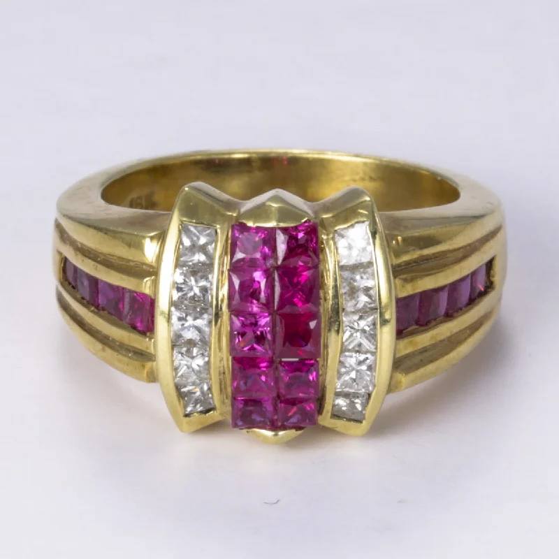 Don't Miss Our Biggest Jewelry Sale Of The Season 18k Yellow Gold Ruby and Diamond Ring | 0.88ctw, 0.41ctw | SZ 6.25 Don't Miss Our Biggest Jewelry Sale Of The Season 18k Yellow Gold Ruby and Diamond Ring | 0.88ctw, 0.41ctw | SZ 6.25