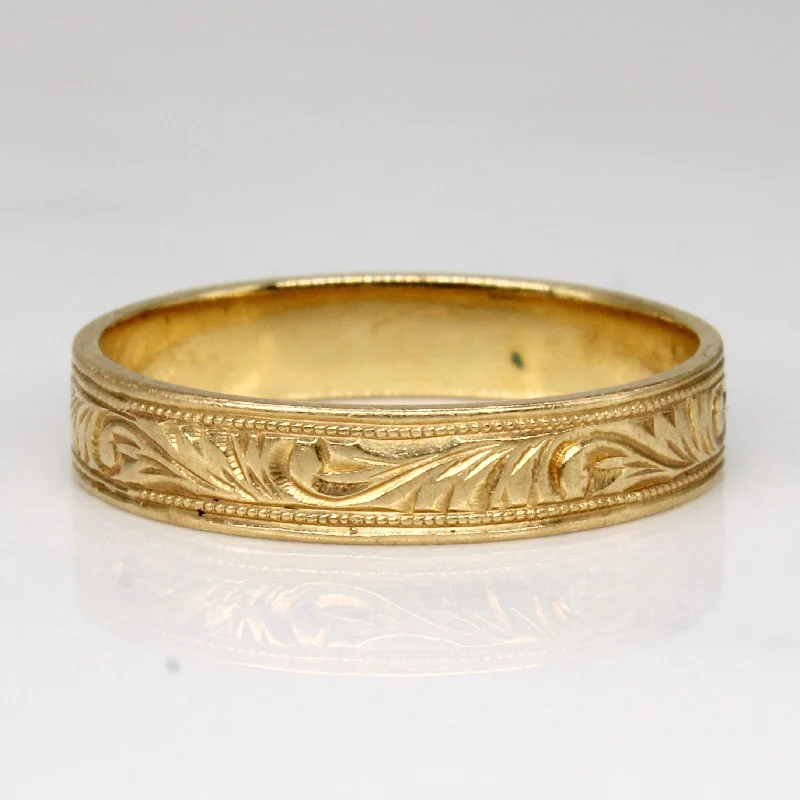 Trendy And Classic Jewelry Now At Reduced Prices 18k Yellow Gold Ring | SZ 8.5 |