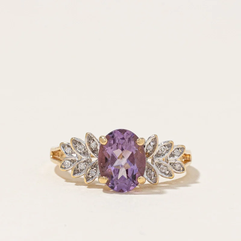 Limited-Time Offer On Elegant Jewelry Pieces Amethyst & Diamond Ring | 1.25ct, 0.06ctw | SZ 5.25 | Limited-Time Offer On Elegant Jewelry Pieces Amethyst & Diamond Ring | 1.25ct, 0.06ctw | SZ 5.25 |
