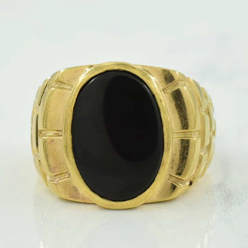 Limited-Stock Jewelry Clearance – Grab Your Favorites Now Black Onyx Textured Ring | 2.00ct | SZ 6.5 | Limited-Stock Jewelry Clearance – Grab Your Favorites Now Black Onyx Textured Ring | 2.00ct | SZ 6.5 |
