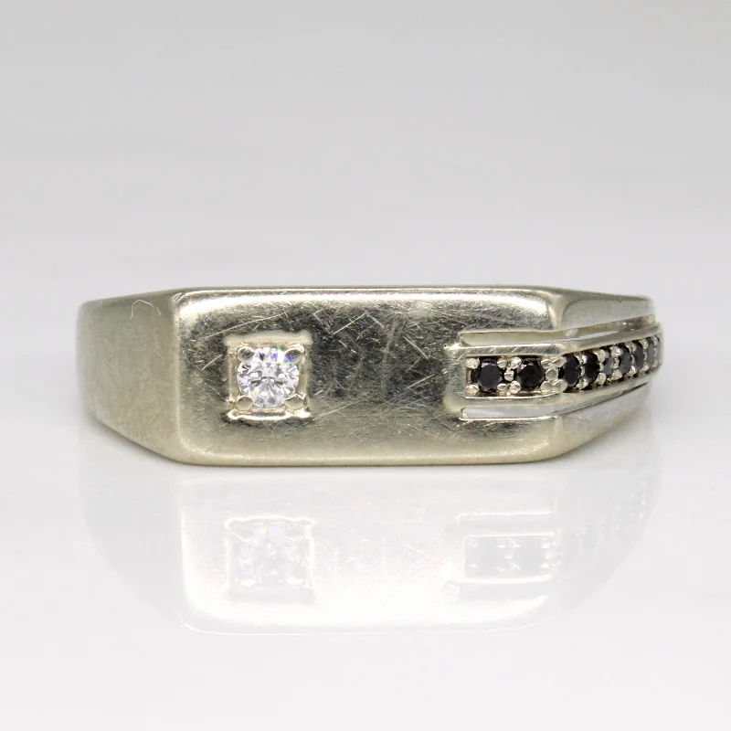 Luxury Jewelry At Unbeatable Discounts Black & White Diamond Ring | 0.09ctw, 0.05ct | SZ 9.75 | Luxury Jewelry At Unbeatable Discounts Black & White Diamond Ring | 0.09ctw, 0.05ct | SZ 9.75 |