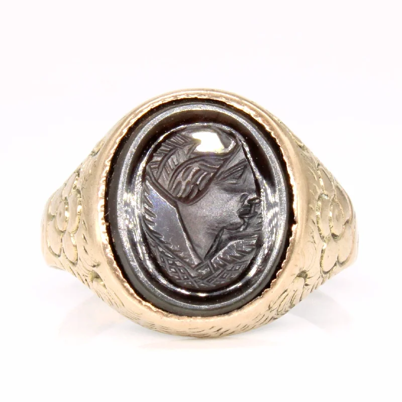 Make Your Outfit Shine With Discounted Jewelry Carved Onyx Intaglio 9k Ring | 2.30ct | SZ 4.75 | Make Your Outfit Shine With Discounted Jewelry Carved Onyx Intaglio 9k Ring | 2.30ct | SZ 4.75 |