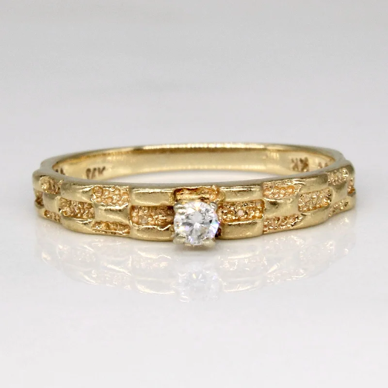 Sparkle More For Less – Jewelry Sale Happening Now Cathedral Set Diamond Ring | 0.05ct | SZ 5.5 | Sparkle More For Less – Jewelry Sale Happening Now Cathedral Set Diamond Ring | 0.05ct | SZ 5.5 |