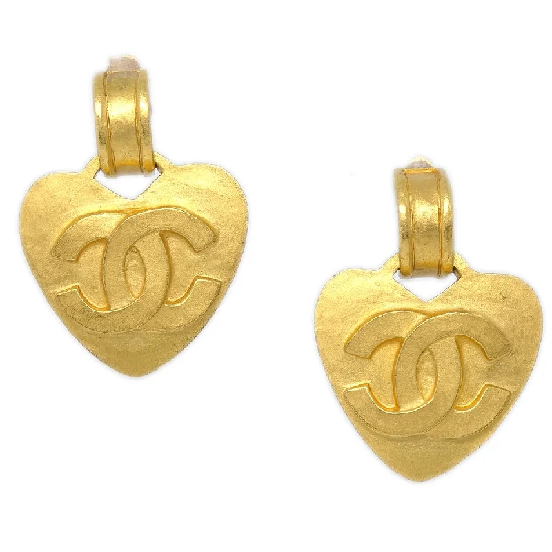 Fashion-Forward Jewelry At Incredible Prices Chanel 1995 Heart CC Earrings