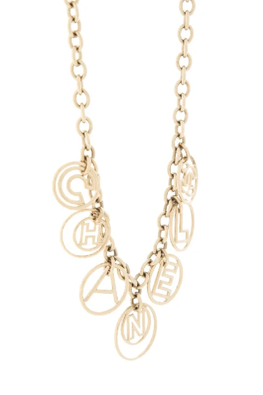 Limited-Time Jewelry Sale – Don't Miss Out On Dazzling Discounts Chanel 2017 Cuba Logo Hoop Gold Necklace Limited-Time Jewelry Sale – Don't Miss Out On Dazzling Discounts Chanel 2017 Cuba Logo Hoop Gold Necklace