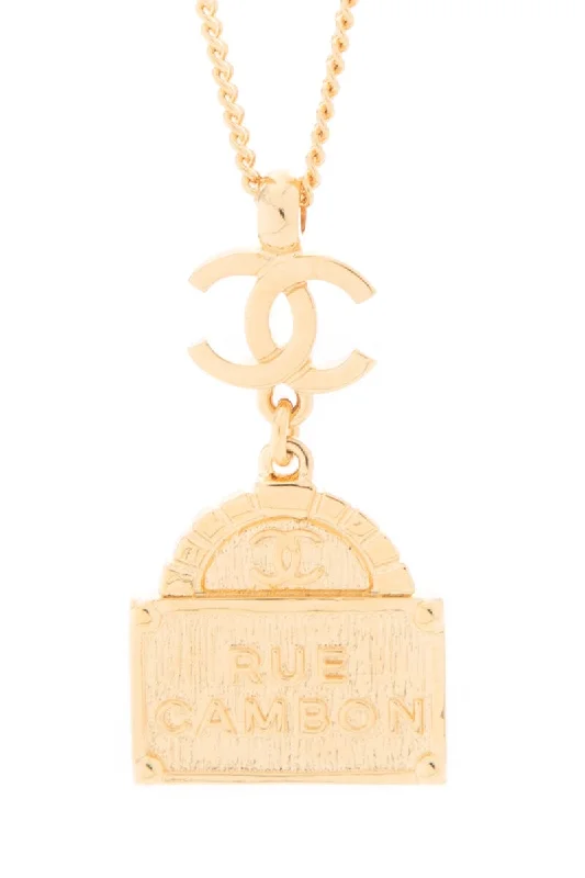 Shine Bright With Our Special Jewelry Promotions Chanel 2022 Gold Long CC Rue Cambon Necklace Shine Bright With Our Special Jewelry Promotions Chanel 2022 Gold Long CC Rue Cambon Necklace