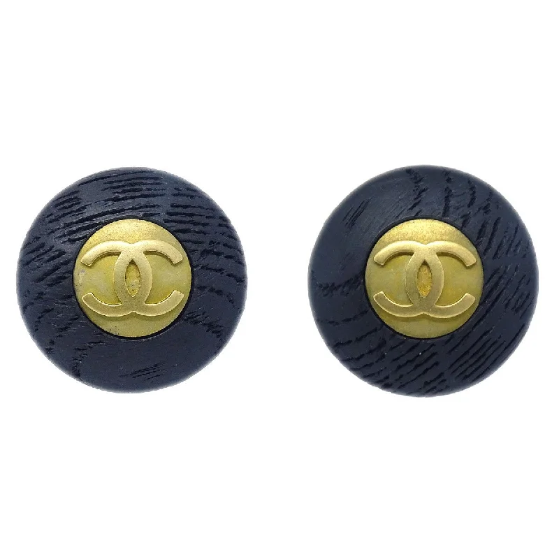 High-Quality Jewelry At A Fraction Of The Cost Chanel Button Earrings Gold Black Clip-On 94P High-Quality Jewelry At A Fraction Of The Cost Chanel Button Earrings Gold Black Clip-On 94P