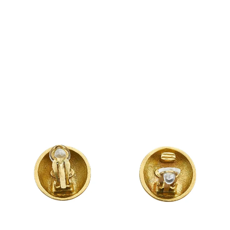 Upgrade Your Jewelry Collection For Less Chanel CC Clip-on Earrings (SHG-SyHjCg)