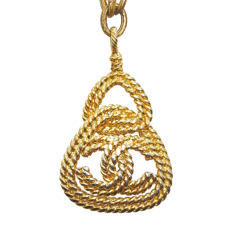 High-Quality Gemstone Jewelry For Special Occasions Chanel CC Mark Rope Triangle Necklace (SHG-J6Hpb7) High-Quality Gemstone Jewelry For Special Occasions Chanel CC Mark Rope Triangle Necklace (SHG-J6Hpb7)