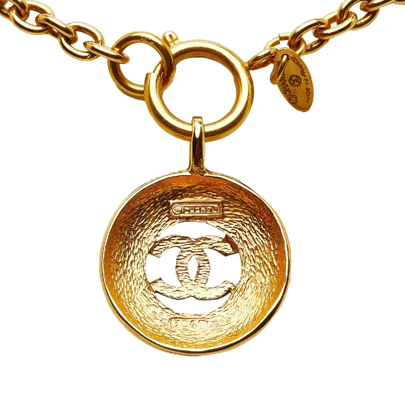 Buy More, Save More On Stunning Jewelry Pieces Chanel CC Round Pendant Necklace (SHG-JpR2Dk) Buy More, Save More On Stunning Jewelry Pieces Chanel CC Round Pendant Necklace (SHG-JpR2Dk)