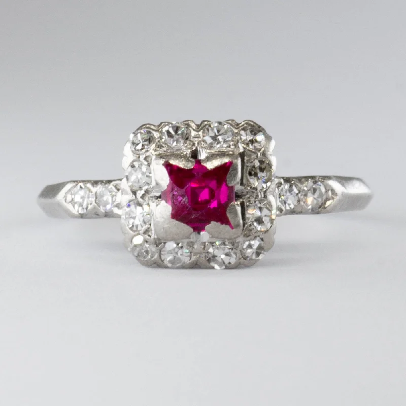 Best Jewelry Deals – Premium Quality At Exclusive Discounts Diamond and Synthetic Ruby Platinum Ring | 0.3 ctw, 0.4ctw | SZ 6.25 | Best Jewelry Deals – Premium Quality At Exclusive Discounts Diamond and Synthetic Ruby Platinum Ring | 0.3 ctw, 0.4ctw | SZ 6.25 |
