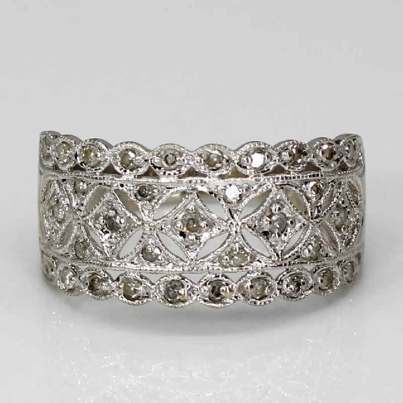 Elegant Necklaces And Bracelets At Limited-Time Offers Diamond Openwork Pattern 10k Ring | 0.17 ctw | SZ 6 | Elegant Necklaces And Bracelets At Limited-Time Offers Diamond Openwork Pattern 10k Ring | 0.17 ctw | SZ 6 |