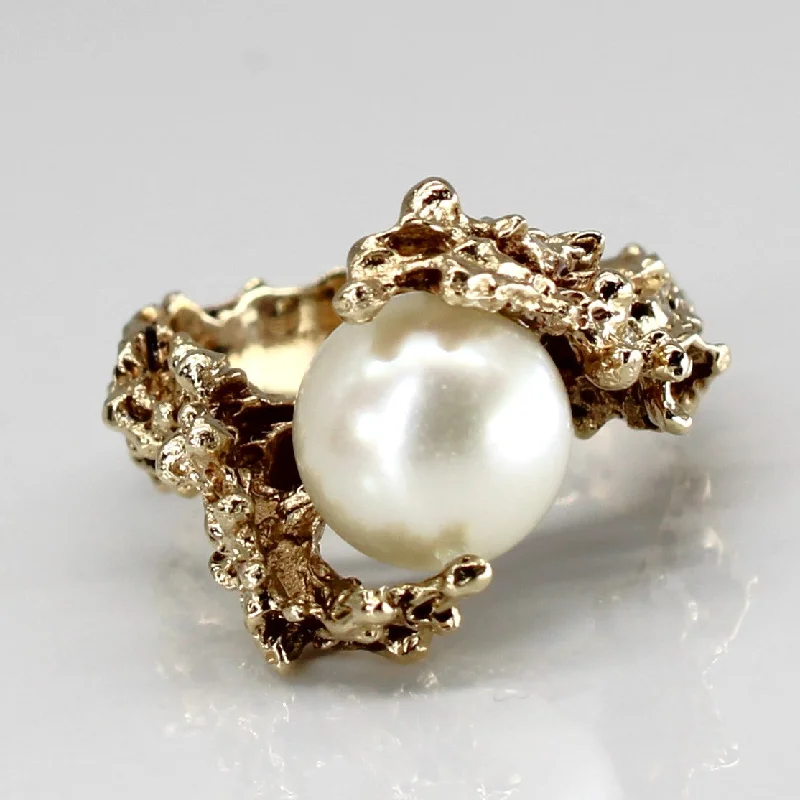 Dazzling Deals On Necklaces, Bracelets, And More Pearl Bypass Seaweed 14k Ring | SZ 4.5 | Dazzling Deals On Necklaces, Bracelets, And More Pearl Bypass Seaweed 14k Ring | SZ 4.5 |